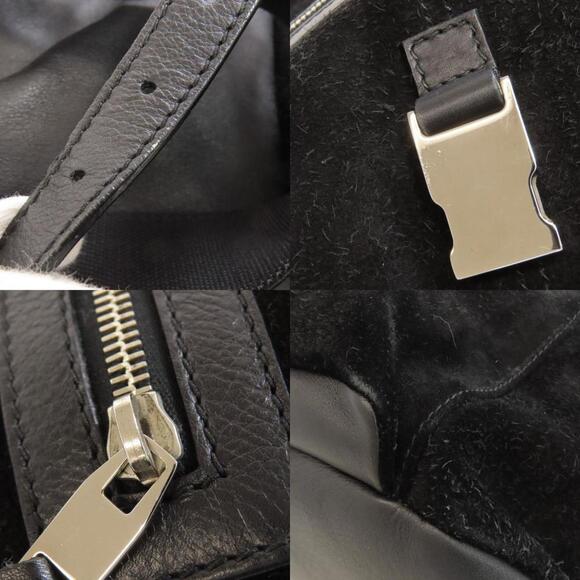 BALENCIAGA Suede Backpack 340139 Black - Picture 9 of 11